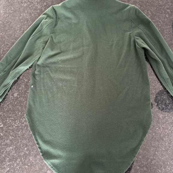 Kit & Ace Here and There Button Up Shirt in Heather Forest - Picture 7 of 8